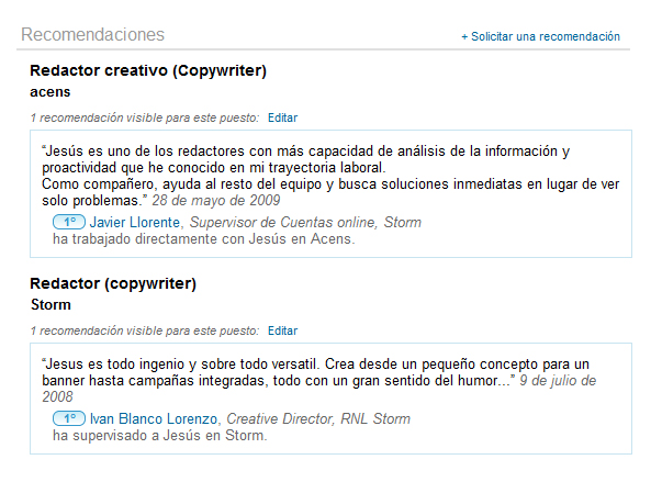 recomendacion-linkedin-ivan-blanco-lorenzo-director-creativo-interactivo-ruzi-nicoli-lineas-stormin-para-jesus-marrone